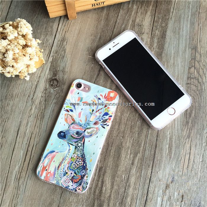 Silikon Mobile Phone Case untuk iPhone Plus 7/7