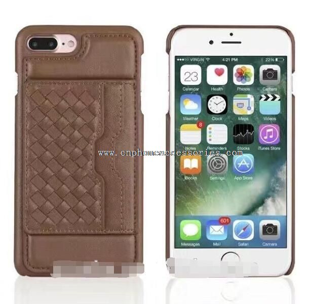 Tenké PU kožené pouzdro pro iPhone7 pouzdro s držitelem karty