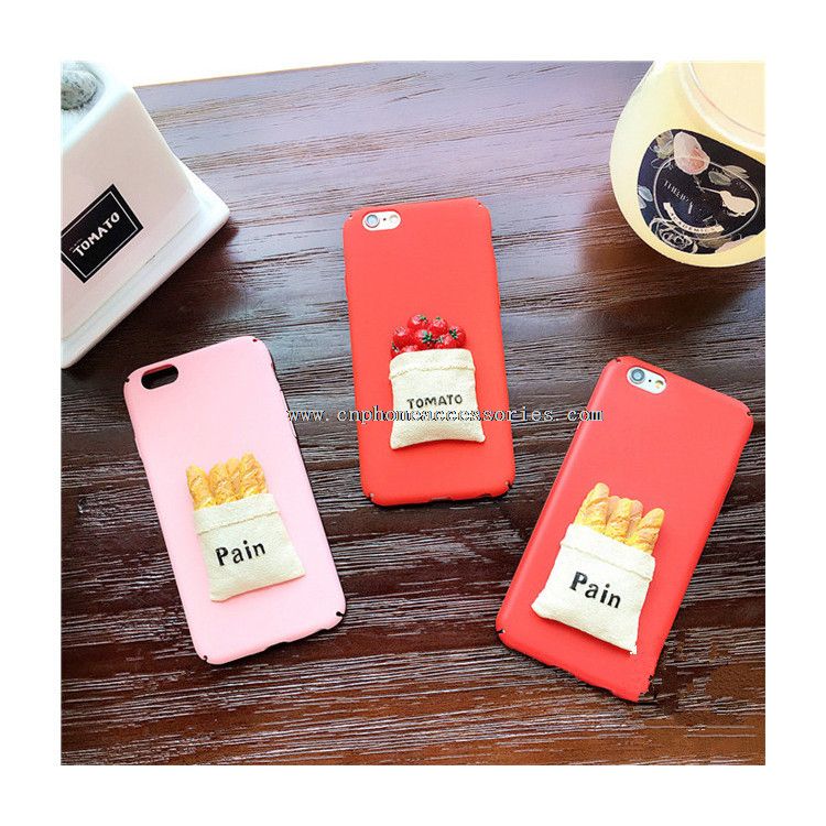 Delicious Foods Tomatto Bread Candy Color Matte Case for iPhone 7