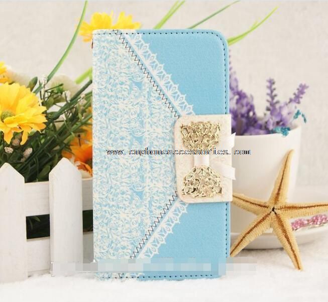 flip PU leather wallet cover for iphone 6