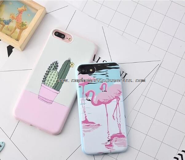 For iphone 7 Flamingo telefon sag