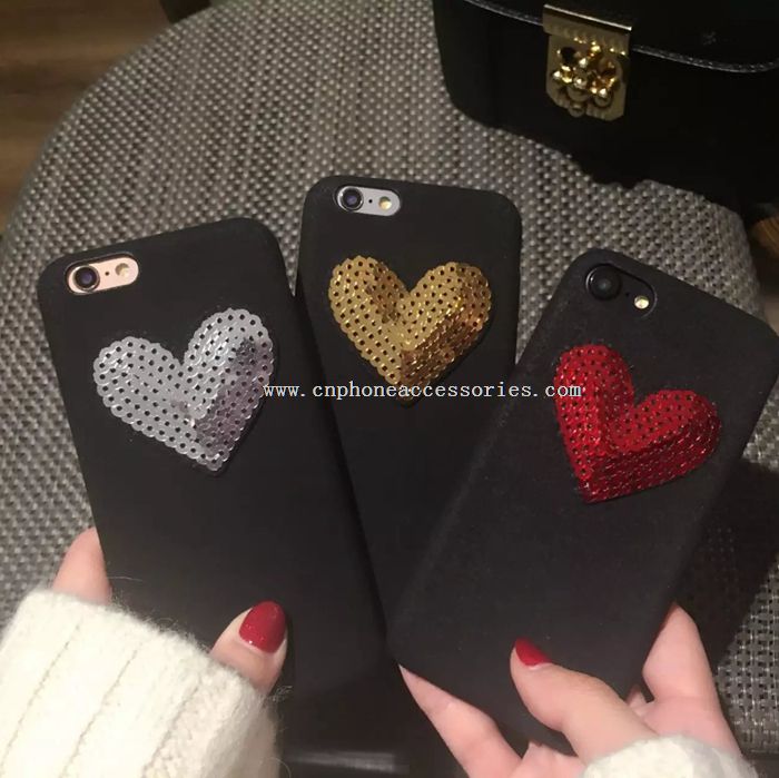 Heart Soft Full Cover Phone Case for iPhone 7/7 Plus