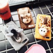 3D plus animale complet acoperi TPU telefon mobil caz pentru iPhone 7/7 Plus images