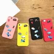 Candy Color Cartoon Transportation PC Full Cover Mobile Phone Case for iPhone 6/6 Plus/7/7 Plus images