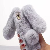 Cute Plush Rabbit Fur Case Cover tpu Soft Back Case images