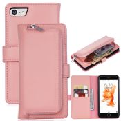 Etui de téléphone en cuir pour iPhone 7 avec fente pour carte images