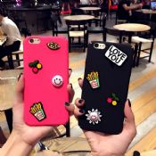 Indah DIY tersenyum penuh menutupi PC Hard Funky Mobile Phone Case untuk iPhone images