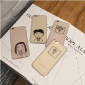 Simples casal caso Ultra fino completo cobre macio telefone capa de Silicone para iPhone 7 images