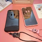 Tersenyum cermin menggantung tali Phone Case untuk iPhone 7 images