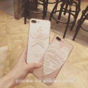 Transparente cazul inima şi stele acoperi caz pentru iPhone 7 images