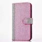 Crystal diamant med kredittkort lommebok lommer Magnetic vende telefon dekke Case for iphone 6/6s small picture