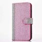 Crystal Diamond with Credit Card Wallet Pockets Magnetic Flip Phone Cover Case for iphone 6/6s small picture