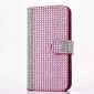 Diamante de cristal com cartão de crédito carteira bolsos magnético Flip Phone cobrir Case para iphone 6/6s small picture