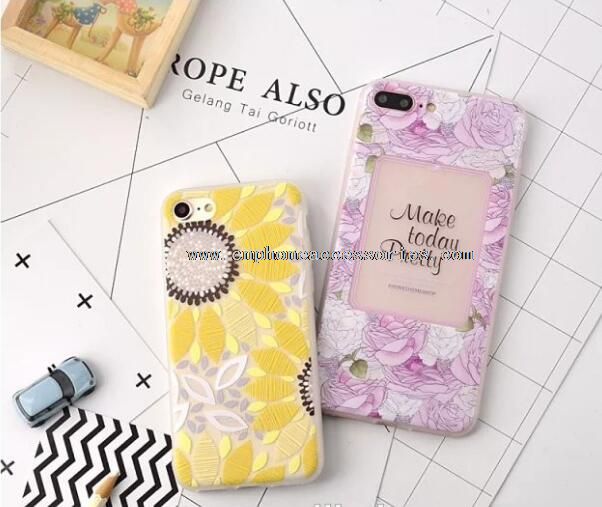 Sunflower Phone Casing Soft TPU For iPhone 7