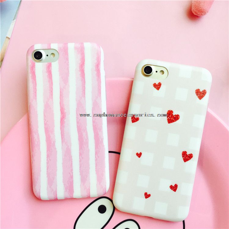 Ultra-mince TPU pleine couverture Mobile Phone IMD Etui iPhone 6/6 Plus/7/7Plus