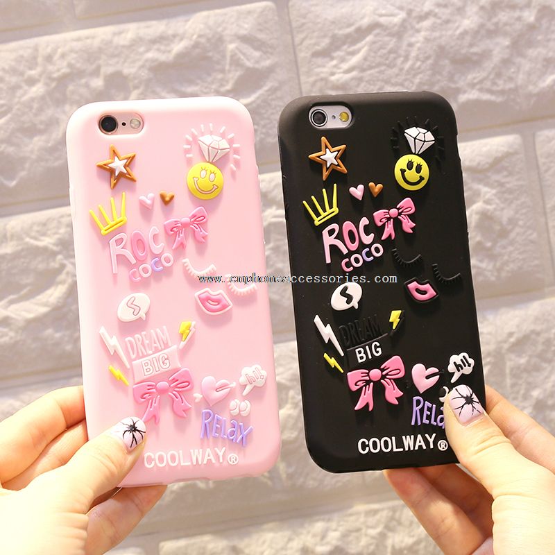 Cute Emboss 3D Case for iPhone 6
