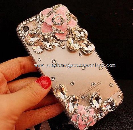 Цветок алмаз случае для iPhone 6