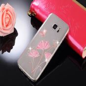 Bling Crystal Diamond TPU ponsel kasus penutup images