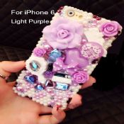 Caso de flor diamante 3D para iPhone 6 images
