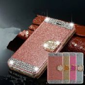 Luksusowe Bling Flash proszku diament koperta dla iPhone 6 images