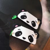 Panda silikone fuld dækning af telefonen tilfældet for iPhone 6 images