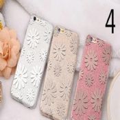 Shining Glitter Mobile Phone Case TPU-Acrylic Phone Case For iPhone 6 images