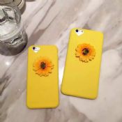 Tournesol coeur en forme de téléphone portable TPU pour iPhone 6 images