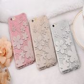 TPU + akryl Glitter pulver Moblie telefon sak for iPhone 6 images