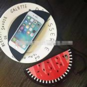 Caso de sandía forma suave silicona espalda cubierta de teléfono para iPhone caso 6 images