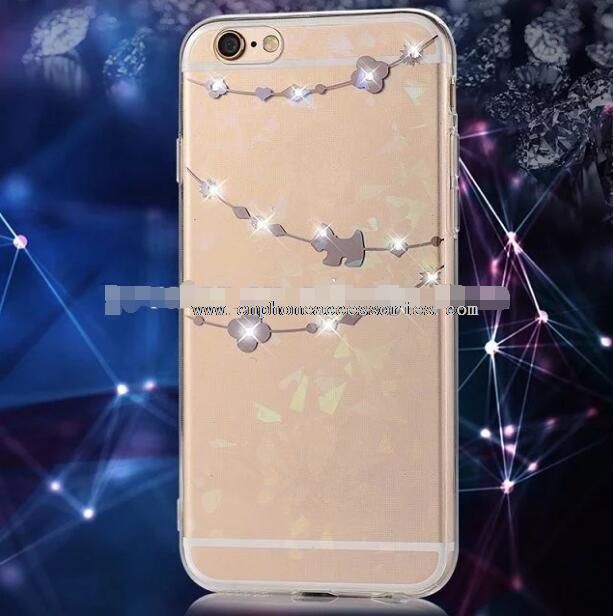 Miękkie TPU diamond telefon przypadkach dla iphone 6 /6S/ 6 Plus