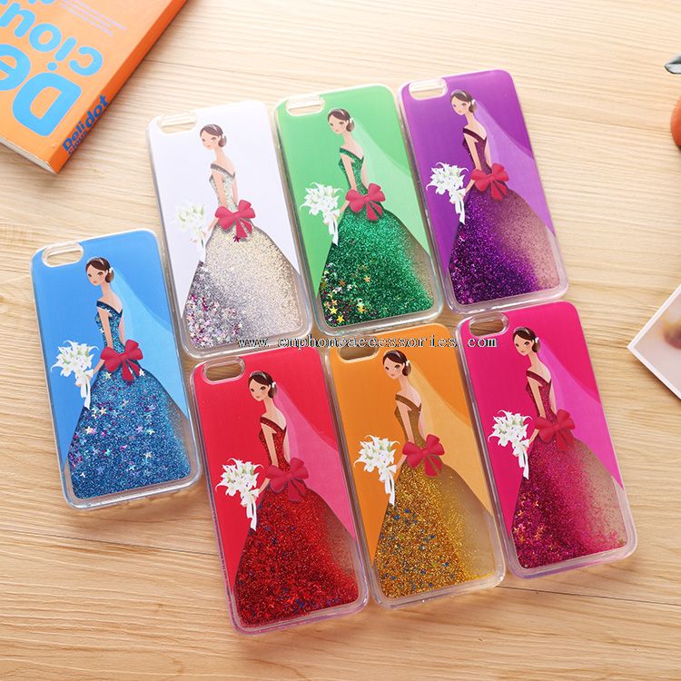 Wedding Dress Series Quicksand Case for iPhone 6