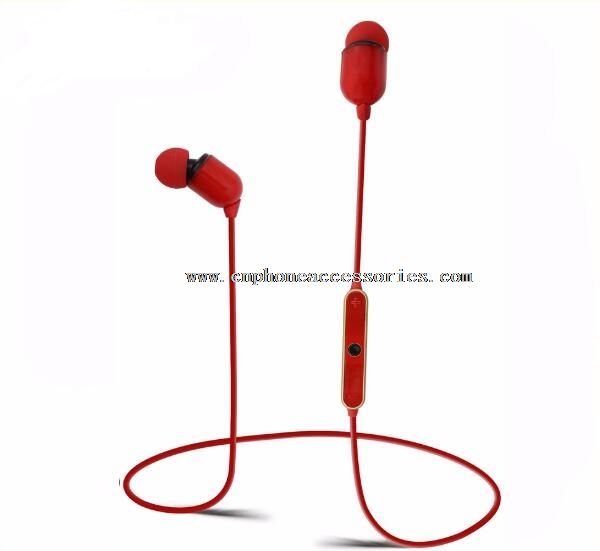 earphone Bluetooth 4.1 nirkabel di telinga