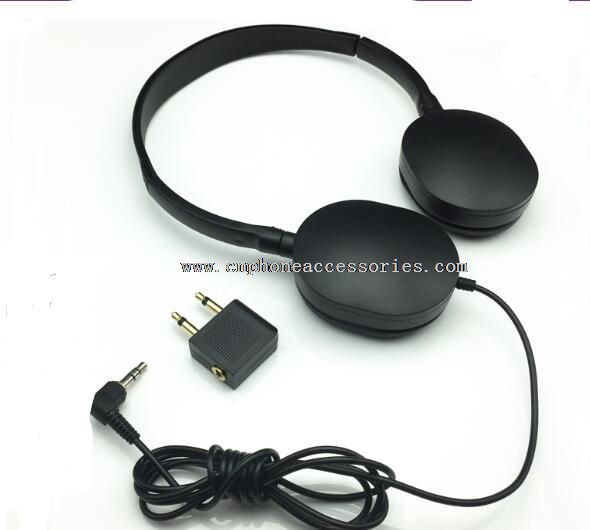 F shape plug airplane headset