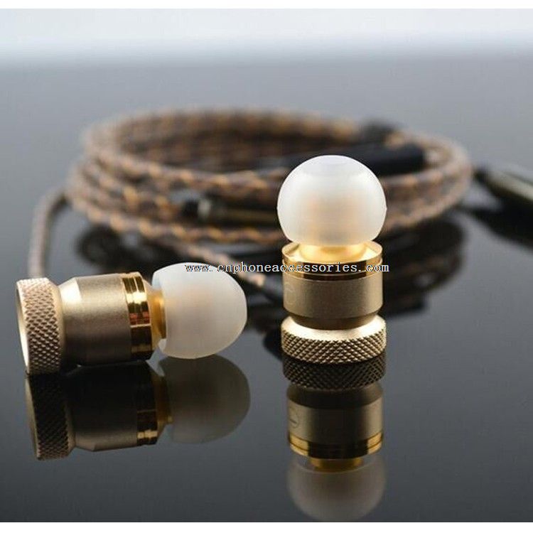 Moda com fio no ouvido earbud para telefones móveis