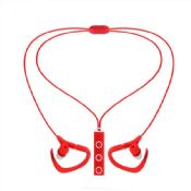 Bluetooth ear hook wireless bt earphone necklace for sport images
