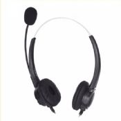 headband two-ear pad wired call center headsets images
