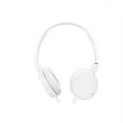 White soft headband flexible headphones images