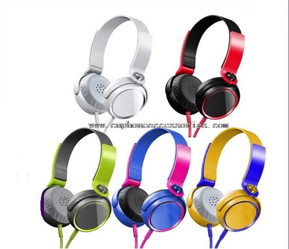 speaker wired headphone with headband design