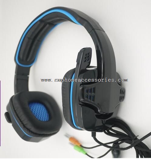 game stereo headphone dengan mikrofon