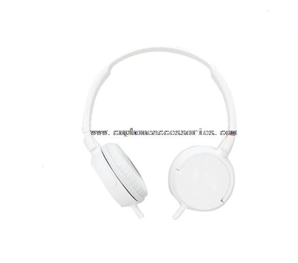 Auriculares flexibles venda suave blanco