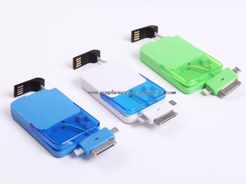 3 في 1 usb الشحن الكبل