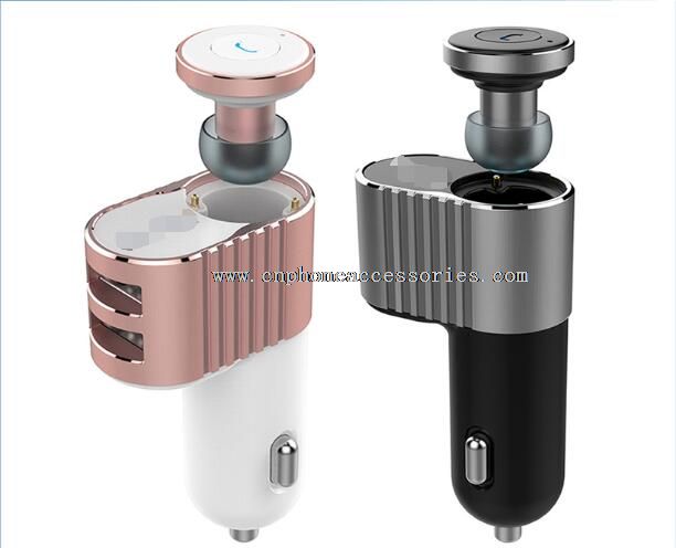Sluchátek Bluetooth s jeden USB nabíječka do auta