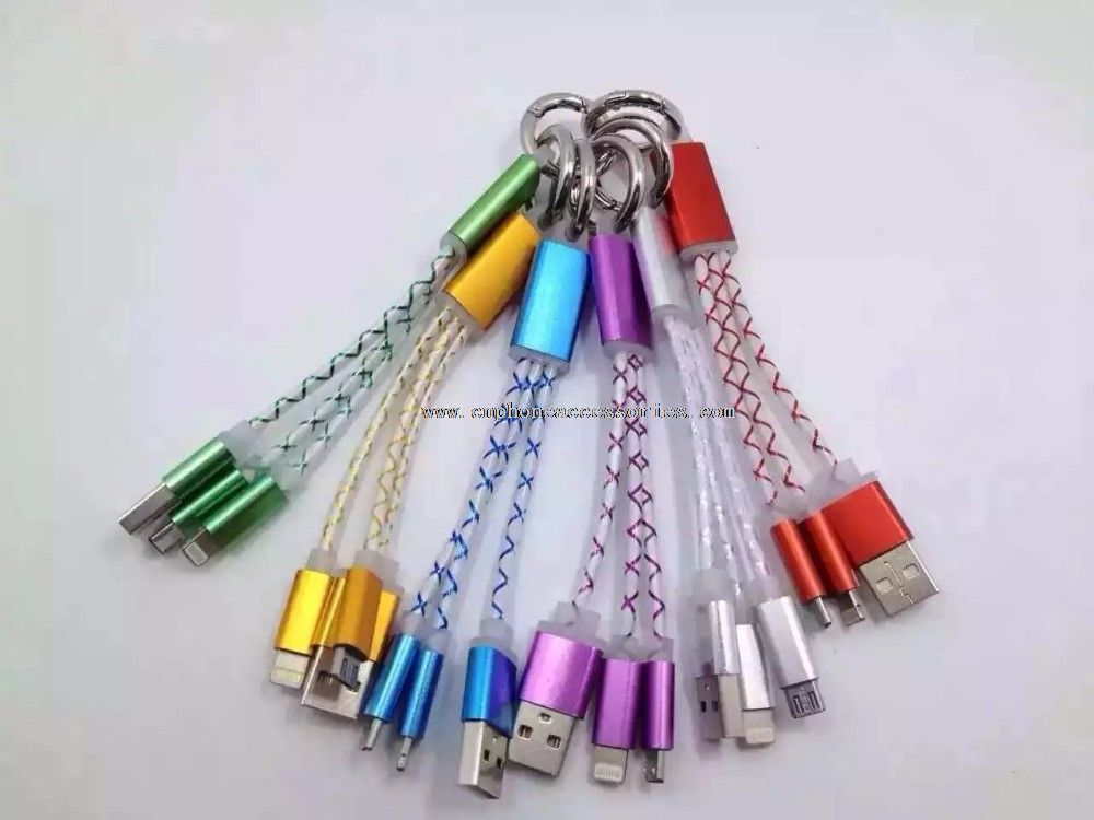 cable de carga usb colores