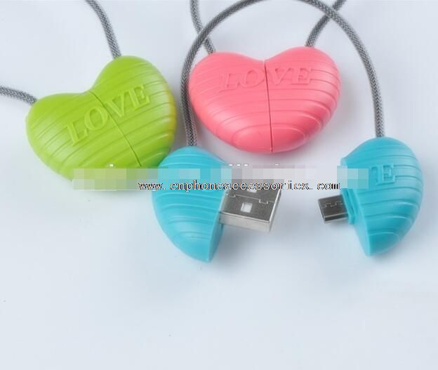 Kabel pengisian USB lucu