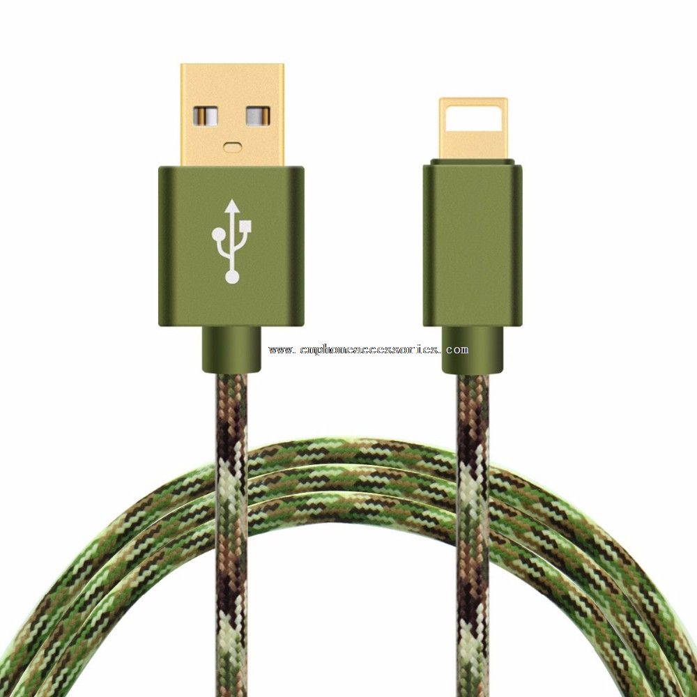 Stoff-USB-Ladekabel