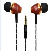 De ouvido de 3,5 mm Nylon de fones de ouvido com fio fone de ouvido Super Bass estéreo images