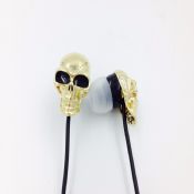 Skull Metal Earbuds With Mic images