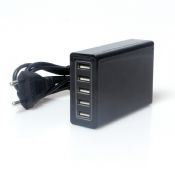 Banco de la energía USB con 5 puertos usb images