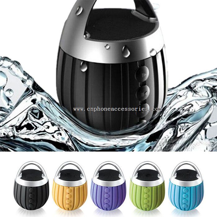multi- color water resistant wireless bluetooth speaker