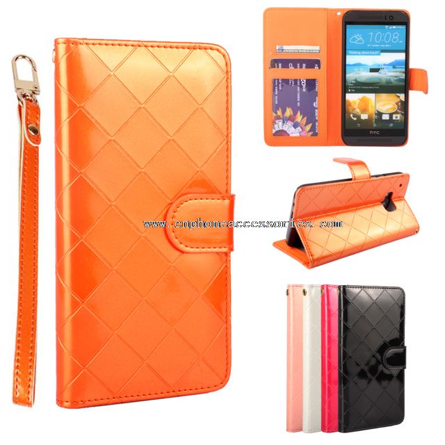 Wallet Leather Case Cover For HTC